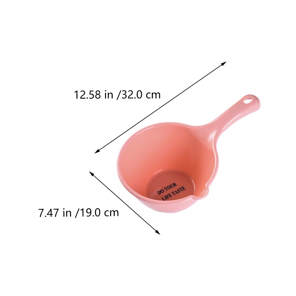 3pcs Plastic Kitchen Water Ladle Water Container Simple Style Water Ladle for Home
