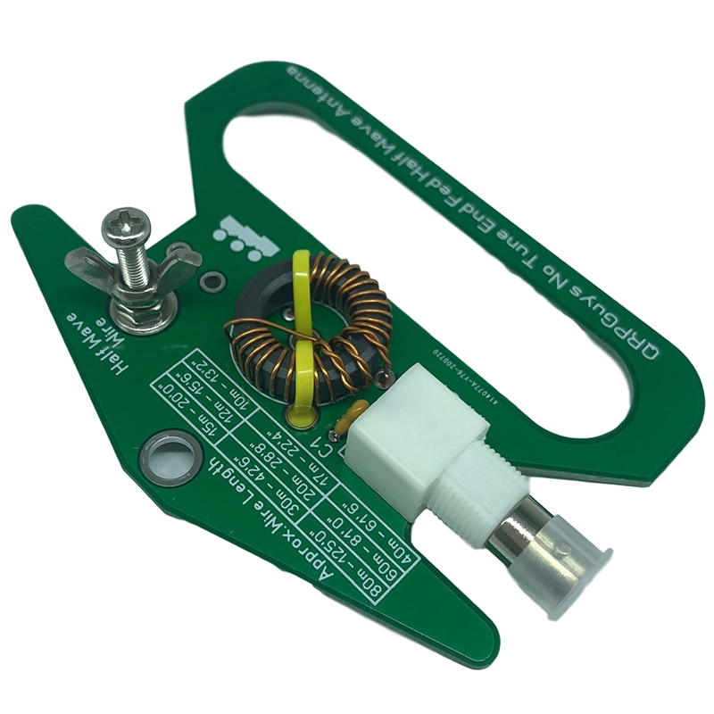 DIY Portable No Tune End Fed Half Wave Antenna 50Ohm Single-Band 80M-10M End-Feed Half-Wave Linear Antenna