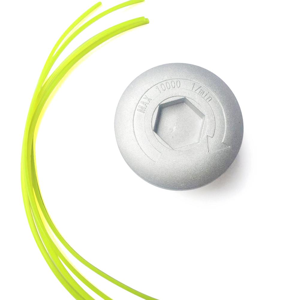 Nylon aluminium gräsklippare trimmerhuvud universal trimmer med 4 kablar för byte av gräsklippare tillbehör trädgårdsutrustning#aw
