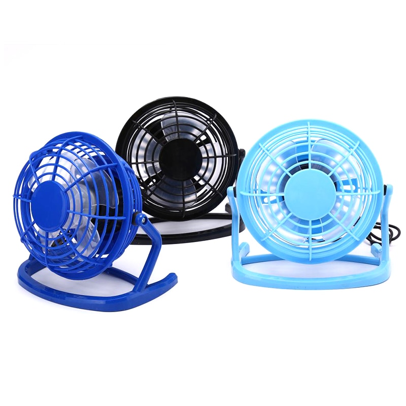 Mini ventilador de escritorio USB, ventilador de mesa pequeño y silencioso Personal alimentado por USB, ventiladores de mesa portátiles 150x80x150mm, ventilador usb 1 unidad: 1pc color random