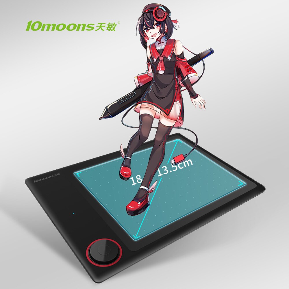 TISHRIC G30 8 Inch Graphic Tablet To Draw Graphics Tablet Drawing Tablet Digital For Drawing &Game OSU with 8192 Levels Pen