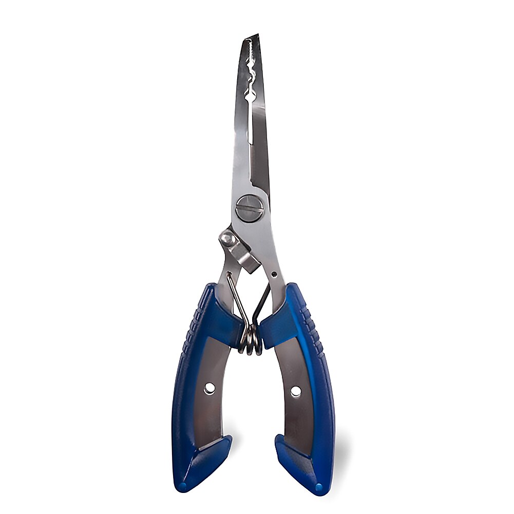 Rvs Vissen Tang Scissor Braid Line Cutter Lokken Haak Remover Tang Visgerei Accessoires Snijden Vis Tang: 16x4x10cm blue