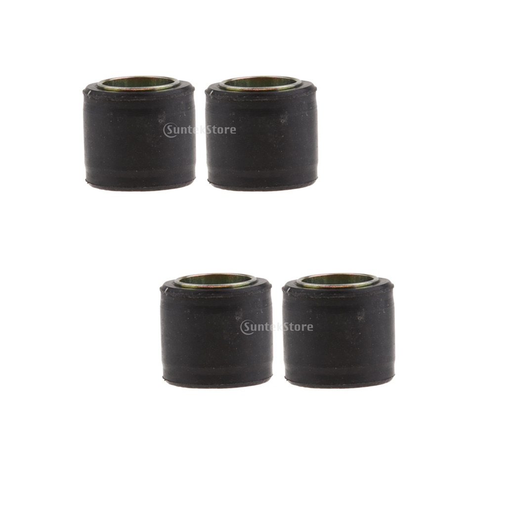 4 stk motorcykel støddæmper suspension bøsning gummibøsning 14mm
