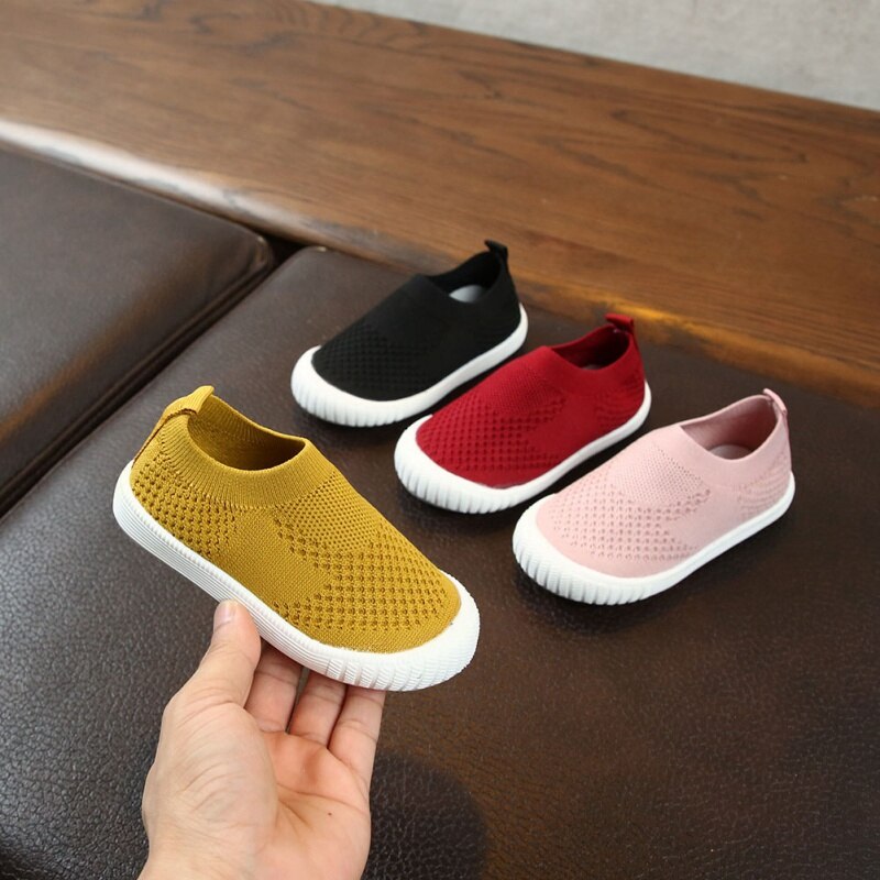 children's casual shoes boys and girls shoes candy color non-slip wear-resistant breathable one foot single shoes
