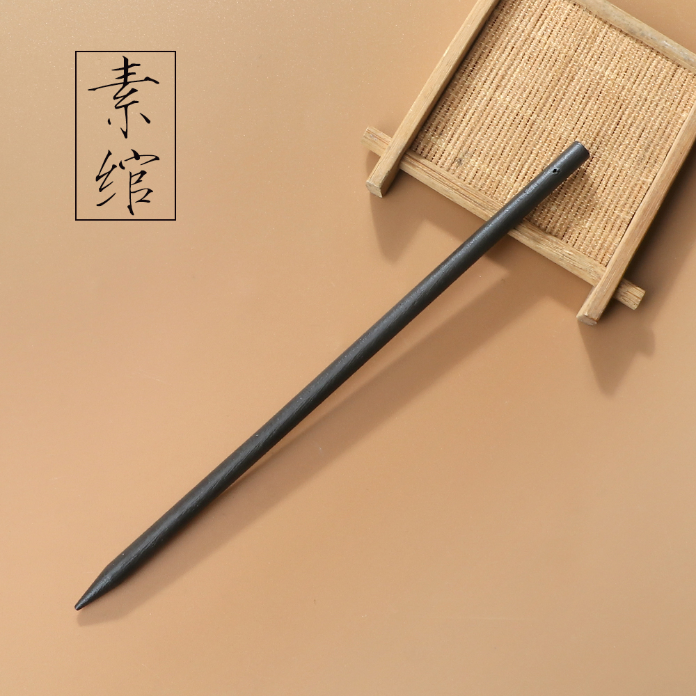 Bâton de cheveux chinois en bois, 16 styles, Hanfu traditionnel, fête, épingle à cheveux en bois sculpté à la main, couvre-chef pour femmes, accessoires de baguettes: Gris clair