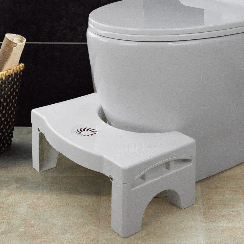 Squatting Stool Toilet Bathroom Anti Constipation For Kids Non-slip Foldable Plastic Footstool Squat Proper Posture Portable for