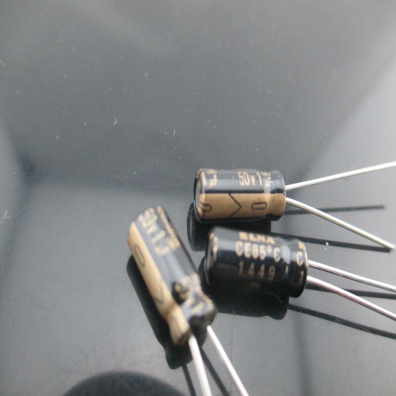 5 sztuk ELNA Cerafine ROA 1mfd 50V 1UF 5x11mm kondensator elektrolityczny