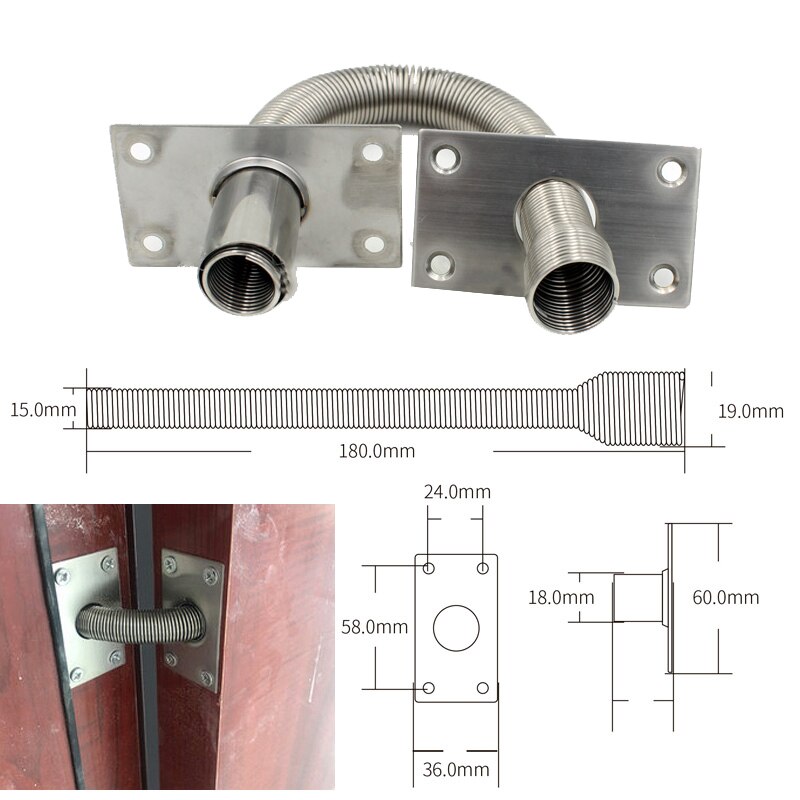 Door Exposed Mounting Protection Sleeve Access Control Cable Wire Line: G215L