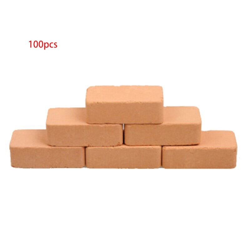 100pcs 1/16 Miniature Simulation Brick Diy Sand Table Diorama Landscape Scenery