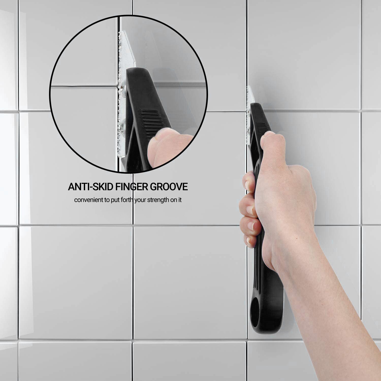 Tile Grout Remover Angled Tile Grout Saw for Quick Grout Removal Tile Cleaning 5.7in