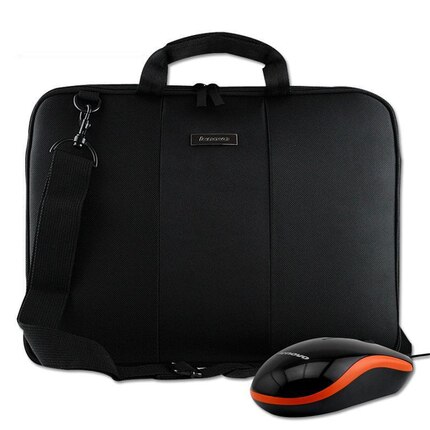 Lenovo original T2140 thin and light portable laptop single-shoulder bag unisex business slant laptop bag: Default Title