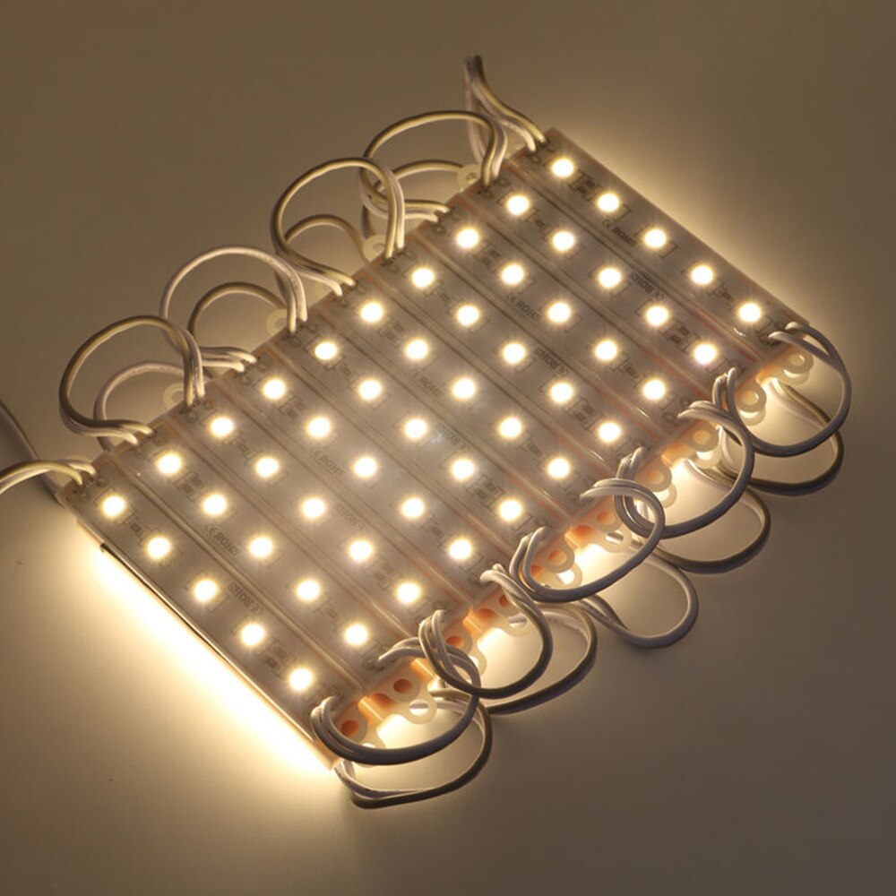 SMD5050 LED Module Light Waterproof 5LEDs 12V DC Commercial Advertisement Boxes Signs Backlight Letters Garden lighting