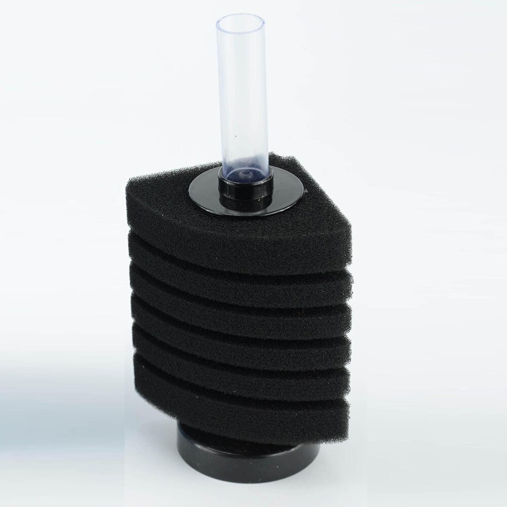 Czarny plastikowy narożnik Bio filtr gąbkowy hodowla krewetki NanoFish czołg akwarium ryba cylinder filtr kątowy