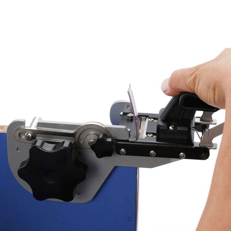 Jb32s lige runde manuelle håndenden trimmer skæremaskine til melamin papir finer plast pvc ende trimning cutter