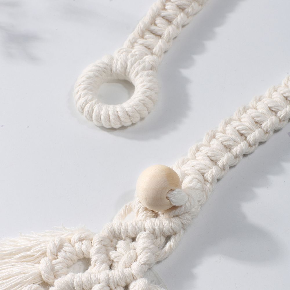 2-pack macrame gordijn tiebacks decoratief gordijn met kraal raambanden kawaii boho kamer decor woonkamer huisdecoratie cadeau