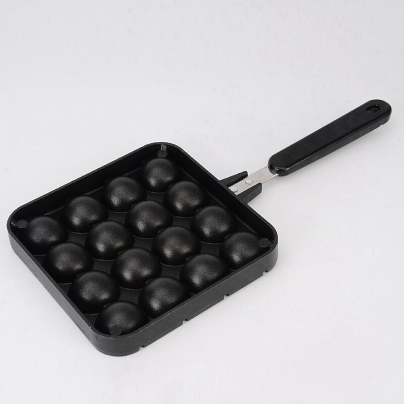 16 hål aluminiumlegering takoyaki pan takoyaki maker chibi maruko maskin bakformar form mögel pan bläckfisk bakmaskin: Default Title