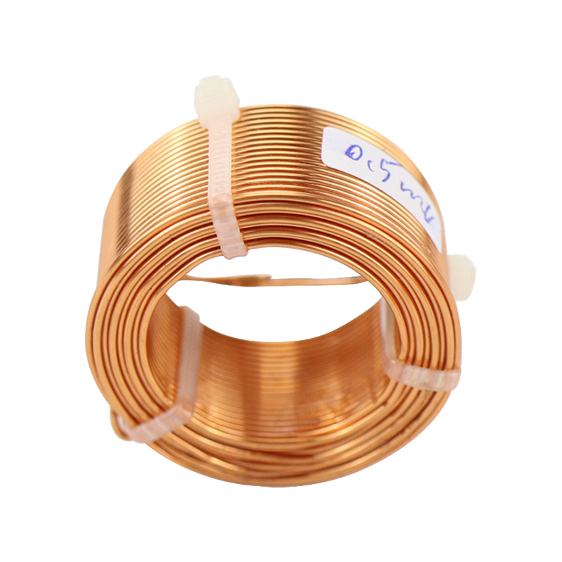 GHXAMP 1,0 MM inductancia de Crossover 0.3mH 0.5mH 0.7mH 1.5mH 2.1mH 4N libre de oxígeno de cobre divisor de frecuencia hueco Inductor 1PC: 0.5mH