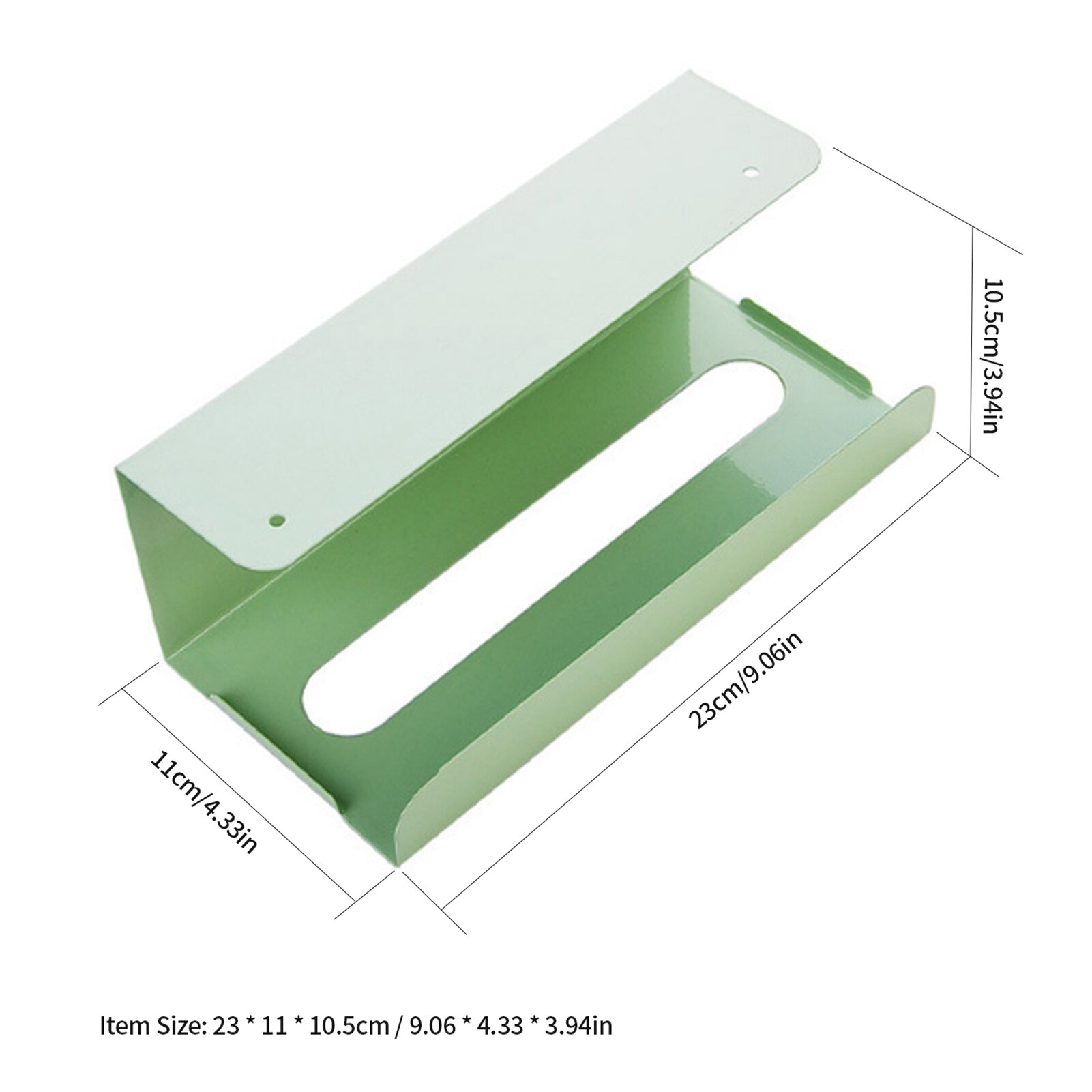 Onder Kast Tissue Houder Papieren Handdoek Houder Ijzer Tissue Doos Magazijnstelling Keuken Papieren Handdoek Opknoping Gemonteerd Rack