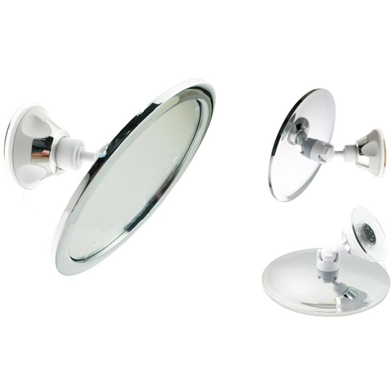 360 Degrees Bathroom Suction Cup Bath Mirrors Fogless Bath Shower Make Up Mirrors Anti-Fog Man Shaving Mirror