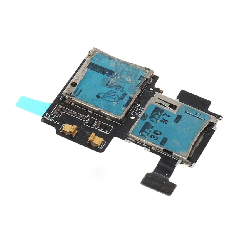 Micro Sd Card Tray Sim Houder Slot Reader Flex Kabel Voor Samsung Galaxy S4 I9500 I9505