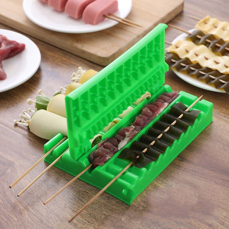 Piknik bbq nopeasti varraskone kulumisnarun esine lampaan shashlik varraskone naudanliha sianlihan valmistaja bbq työkalut tarvikkeet