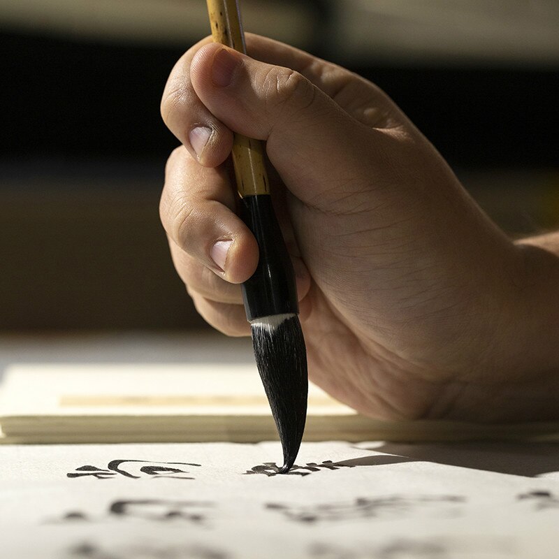 Meerdere Haar Chinese Schilderen Schrijven Borstel Voor Beginner Reguliere Script Praktijk Kalligrafie Handschrift Praktijk Craft Supply