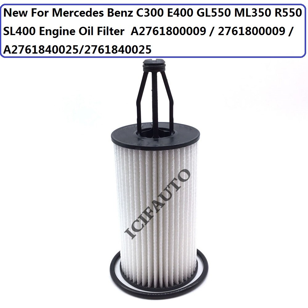10 * per Mercedes Benz C300 E400 GL550 ML350 R550 SL400 filtro olio motore A2761800009 / 2761800009 / A2761840025 / 2761840025