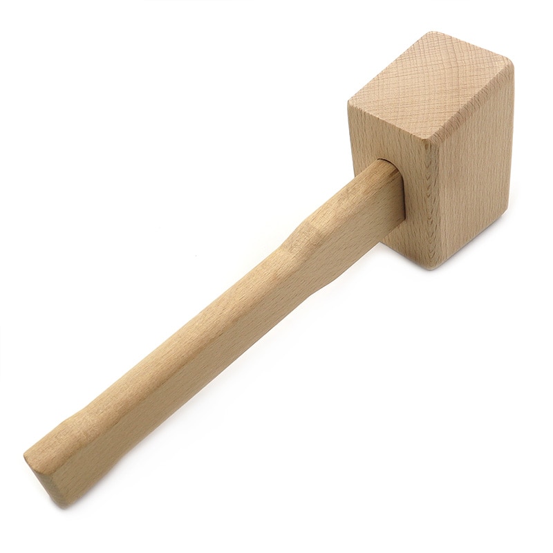 Massiv liten bok snickare klubba slå trä hammare takbjälkar träbearbetningsverktyg handverktyg gör-det-själv universal läderverktyg