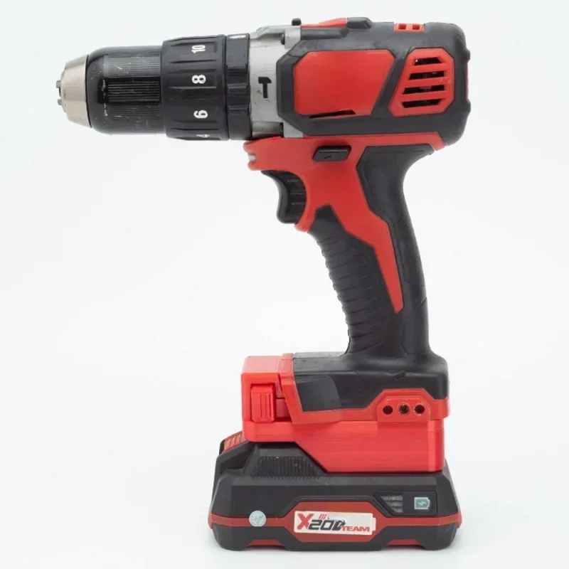 Akku-Konvertierungsadapter für Lidl Parkside X20V Team Li-Ion für Milwaukee 18V Akku-Werkzeuge (Werkzeug und Akku nicht im Lieferumfang enthalten)