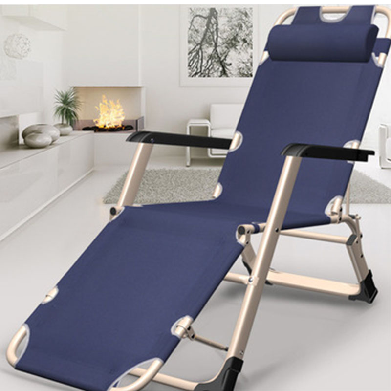 Foldeseng hjemmekontor fiskestol metal moderne strandstole siesta seng enkel siesta sofa stol kontor siesta seng 180 °
