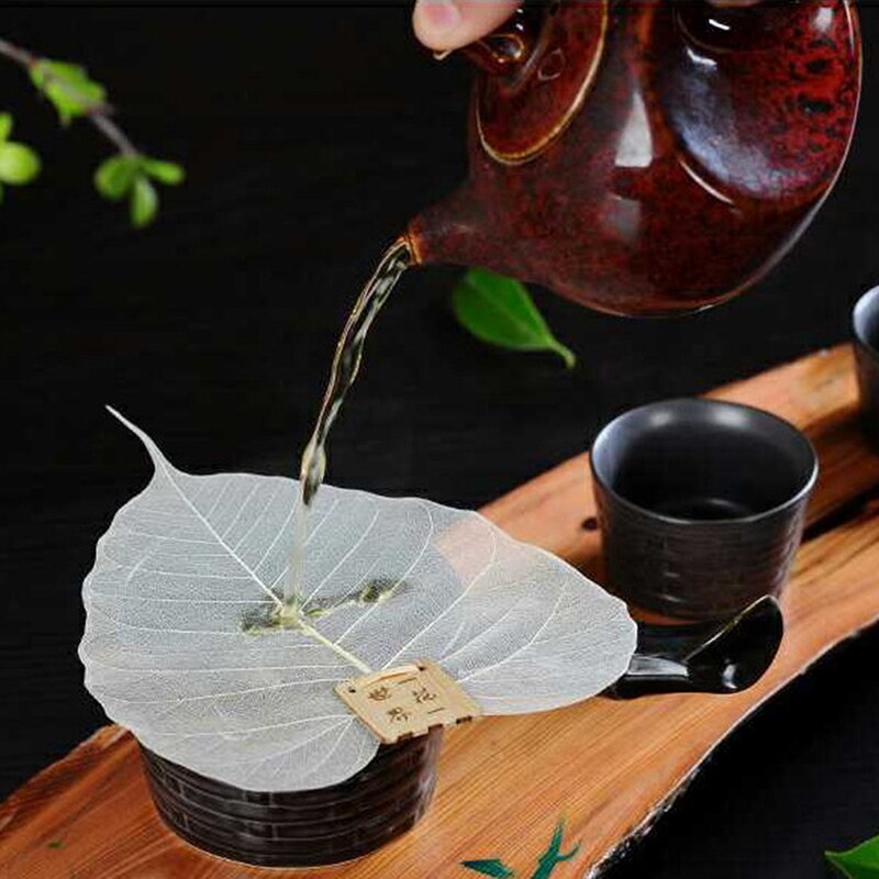 Tea strainers Leaf Tea Filter Leaves shape bodhi leakage tea infusers access Hollow Out The Leaves Personality Filter