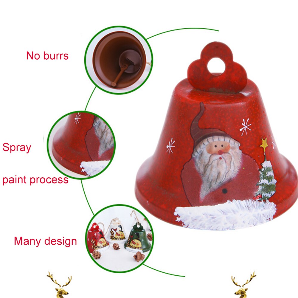 Kerst Decoratie Kerstboom Grote Bell Jaar Party Hanger Woondecoratie Accessoires Craft Supplies Festival Decor