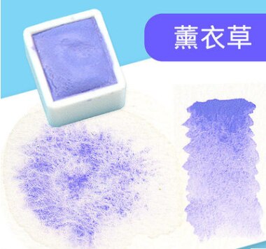 Super Vision Gelaagde Kleur Aquarel Pigment Water Kleur Verf Half Pan Voor Schilderij Tekening: 9  Color