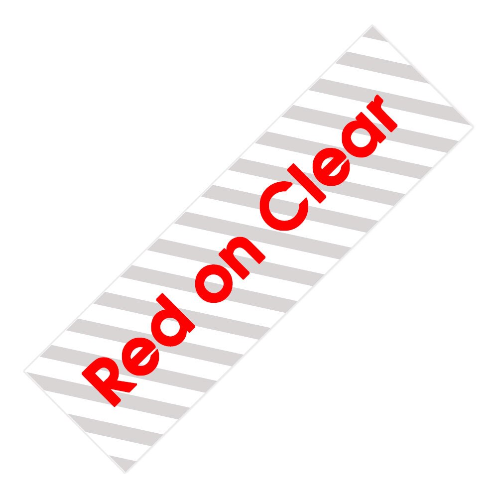 24mm Tape For Dymo D1 Label Tape 53710 53713 53714 53715 53716 53717 53718 53719 Printer Ribbon For Dymo LabelManager 400 450: Red on Clear