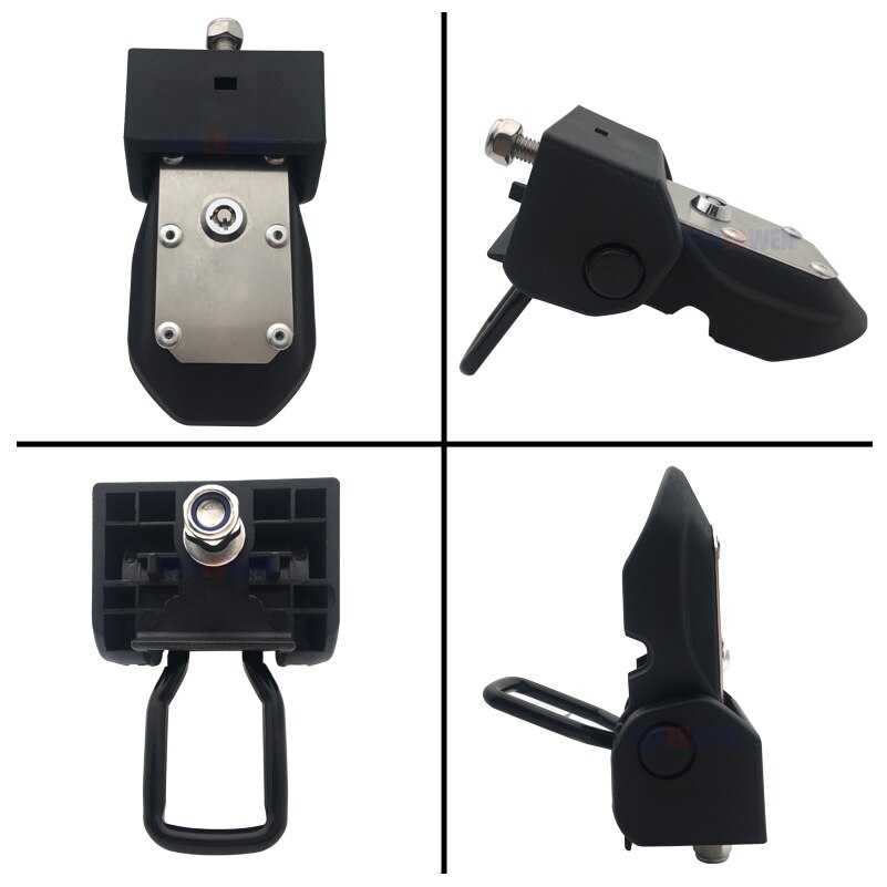 Stainless Steel Latch Locking Hood Catch Kit Hood Latches with Locking Hood Catch with Key for Jeep Wrangler JK JL