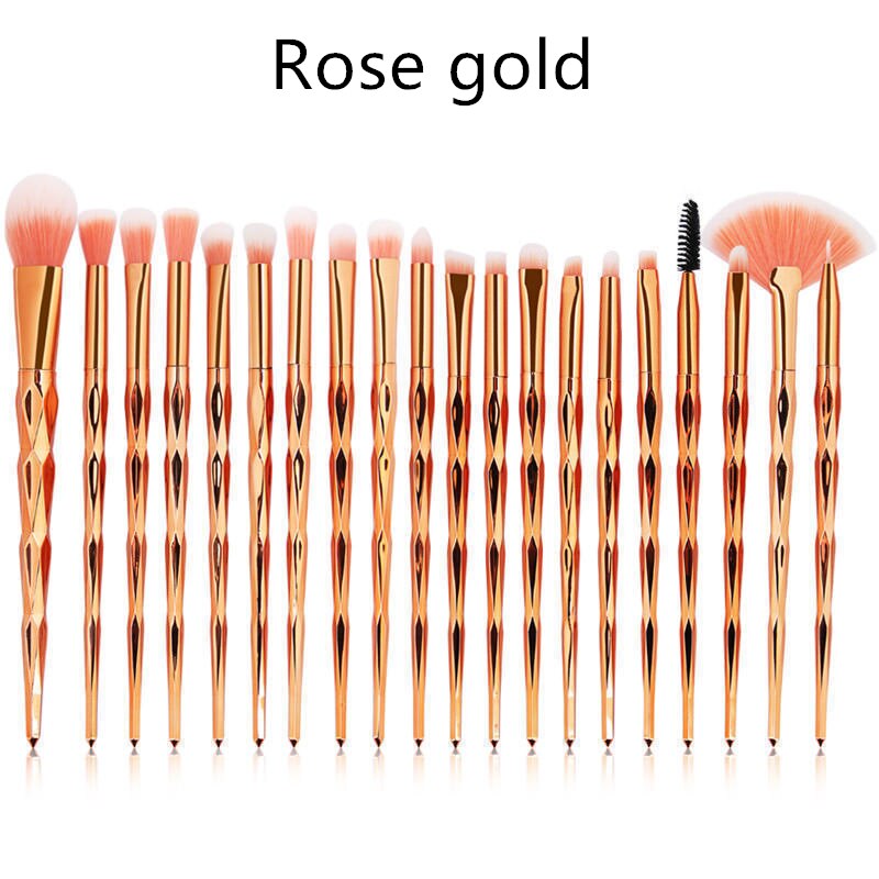 20PCS Unicorn Beauty Makeup Brushes Tool Set Blending Cosmetic Powder Eye Shadow Brush A Full Set of Cosmetic Brush: 2