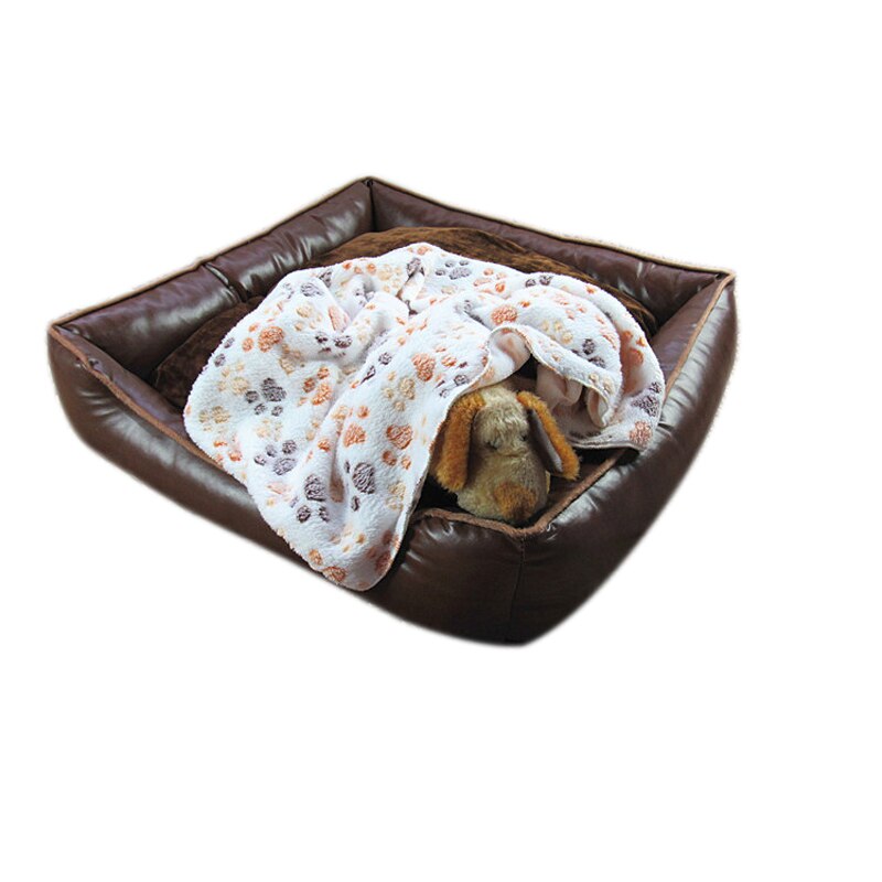 Quente quente pet velo cobertor cama esteira almofada capa almofada para cachorro gato filhote de cachorro animal 40x6 0cm/80x60cm