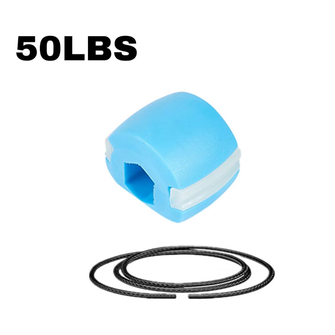 Jaw Exercise Ball Food-grade JawLine Muscle Training Fitness Ball Neck Face Toning Muscle Exerciser Exercise Equipment: Oranje