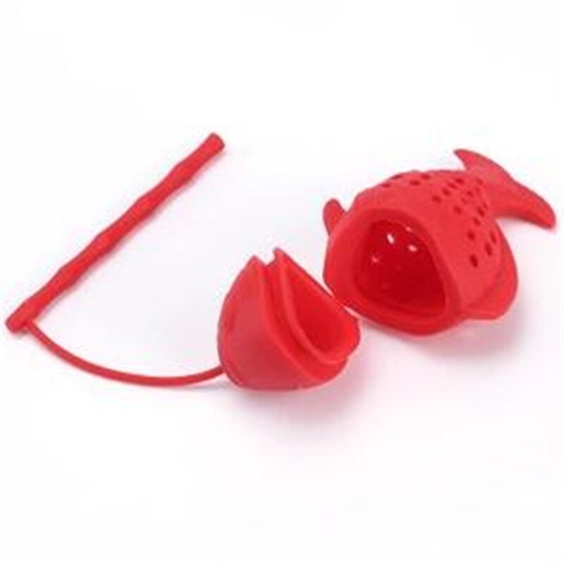 Siliconen Leuke Vis Vorm Thee Blad Kruidenthee Theepot Filter Thee-ei Tassen Gereedschappen