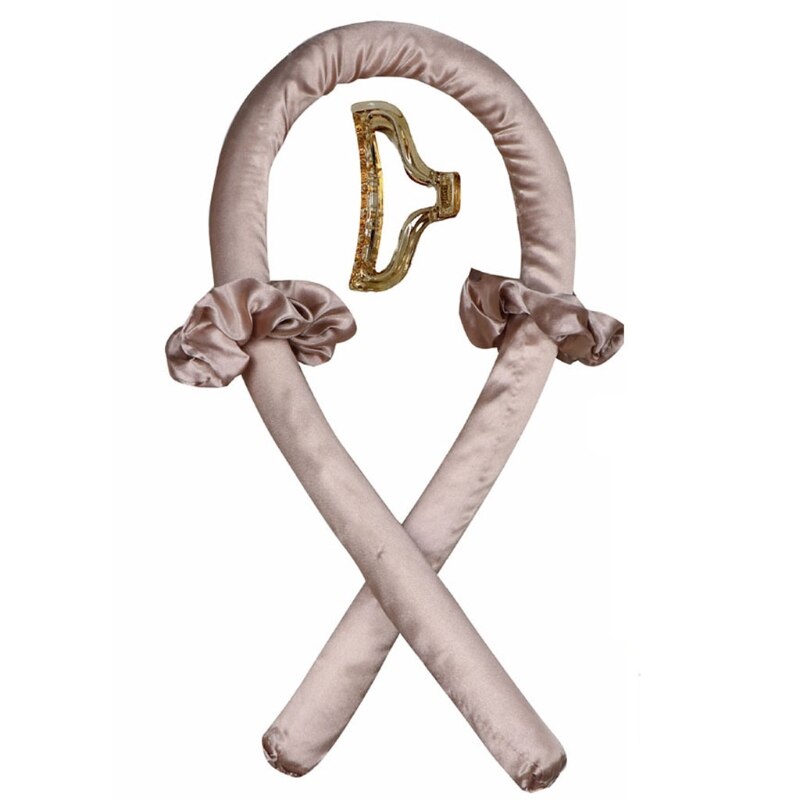 Heatless Curling Rod Headband,No Heat Curls Silk Ribbon Hair Rollers Sleeping Soft Headband Wave Formers Hair Curlers