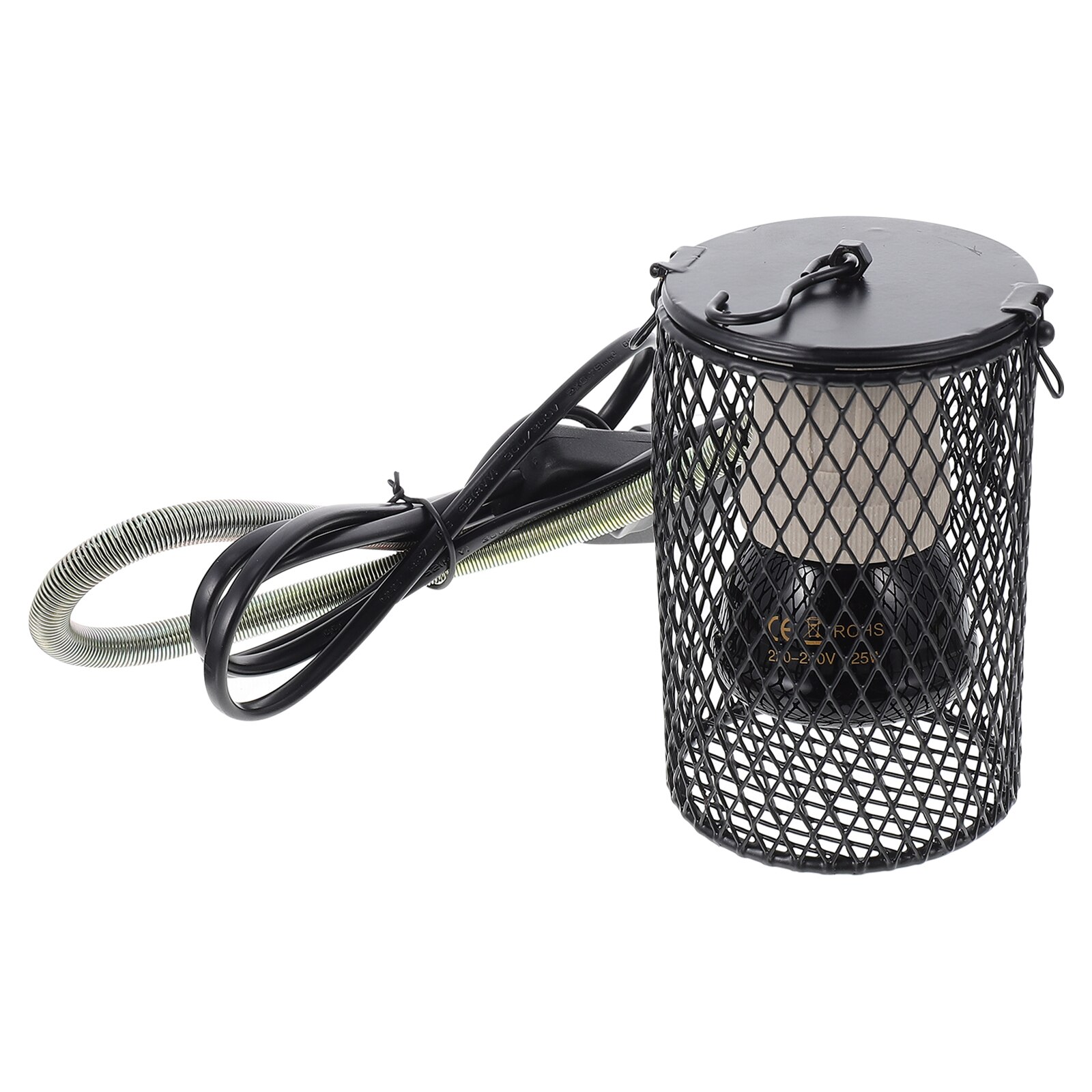 Reptile lizard snake chameleon dragon rabbit hamster cat dog bird parrot anti-scald ceramic heating lamp set pet heating lamp: 50W