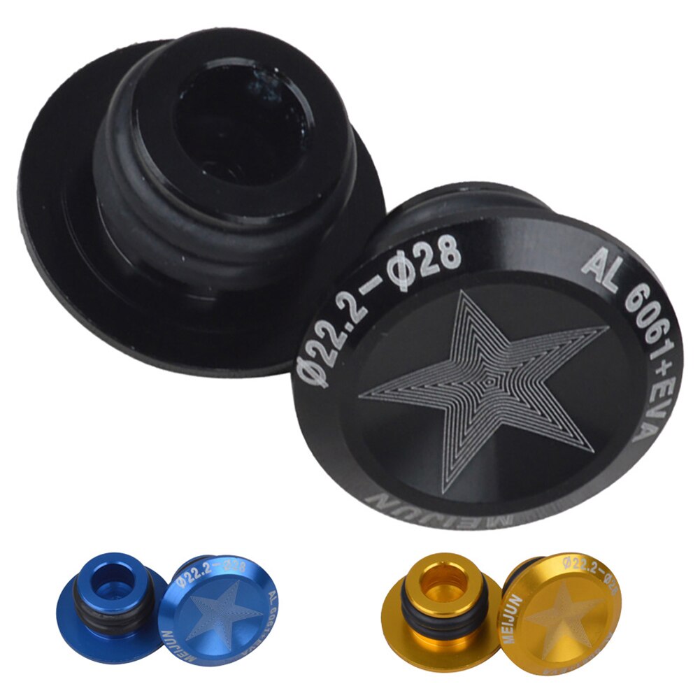 2 uds. De tapones de aleación de aluminio para manillar de bicicleta de montaña y carretera, accesorios para bicicleta