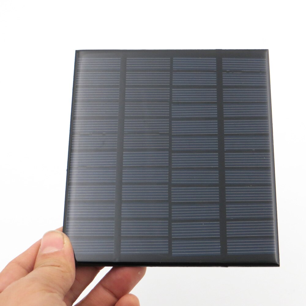 Polypanel solcelle 12v 1.92w 160ma standard epoxy monokrystallinsk silicium gør-det-selv batteri strømopladningsmodul mini solcelle legetøj