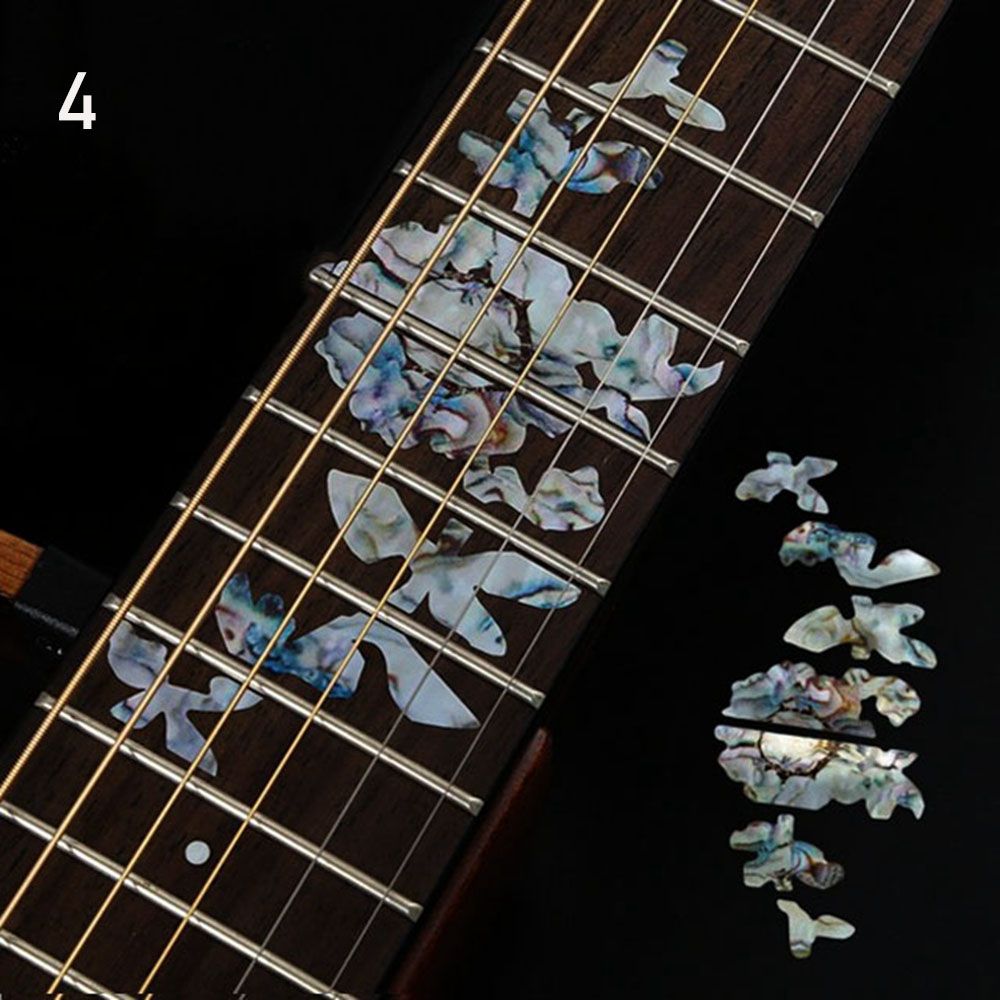22 Styles Cross Inlay Decals Fretboard Sticker For Electric Acoustic Guitar Bass Ultra Thin Sticker Guitarra Accessories