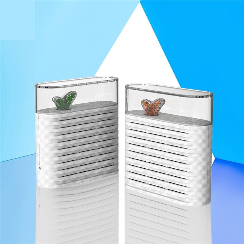 Portable 150ml Plant Air Dehumidifier Rechargeable Reuse Air Dryer Moisture Absorber White For Home Office Dehumidification