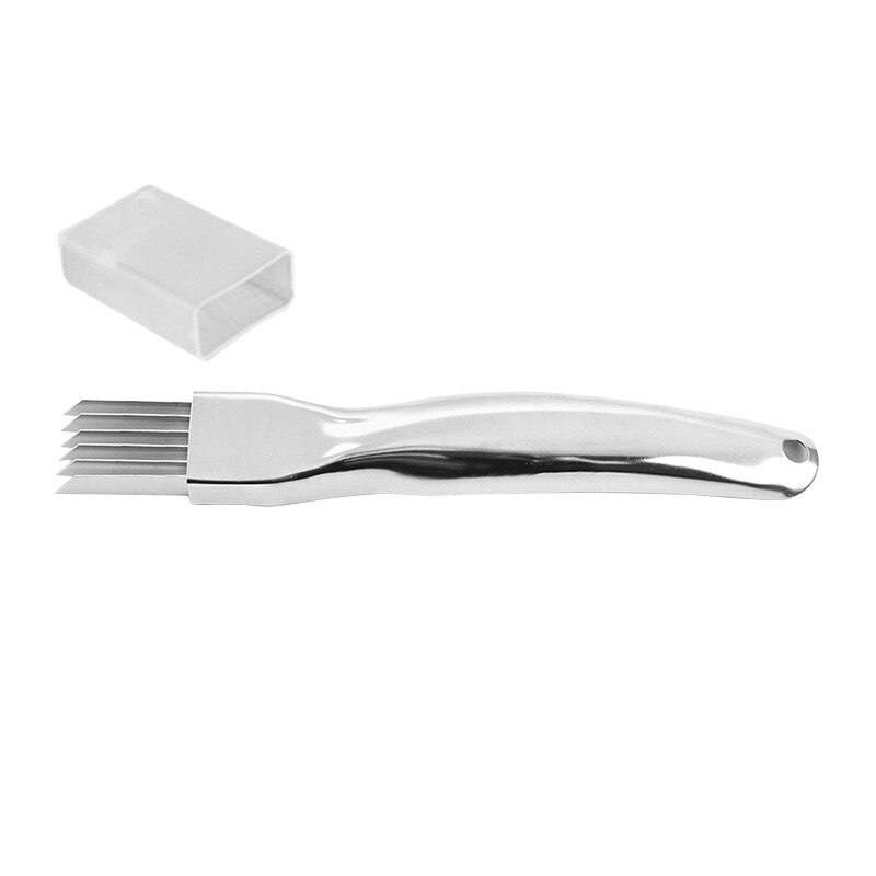 Obst Gemüse Zwiebel Cutter Fetzen Seide Messer Schneidemaschine Schäler Zerhacker Schredder: A