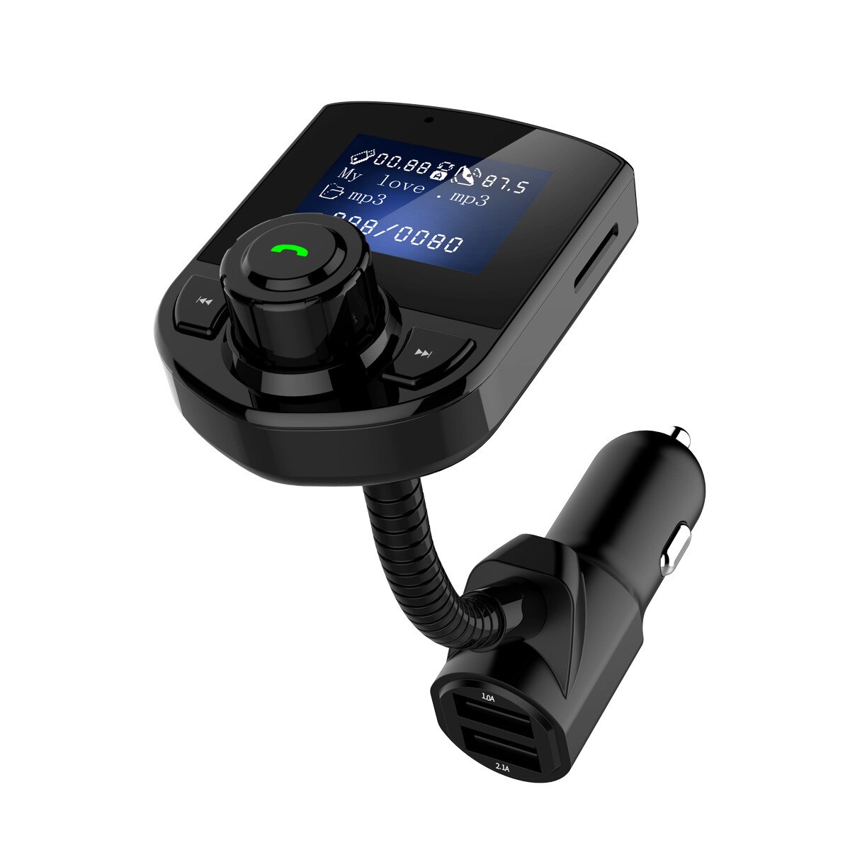 BT52 Bluetooth Hands-Free Car Kit MP3 Automotive MP3 Player Bluetooth Hands-Free Phone Fast Charge FM Transmitter Car MP3