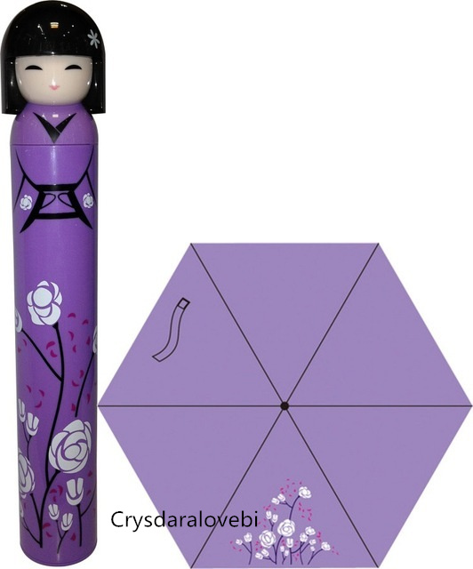 Parapluie pliant pour fille, Kimono traditionnel, jolie bouteille japonaise, nouveauté: 7