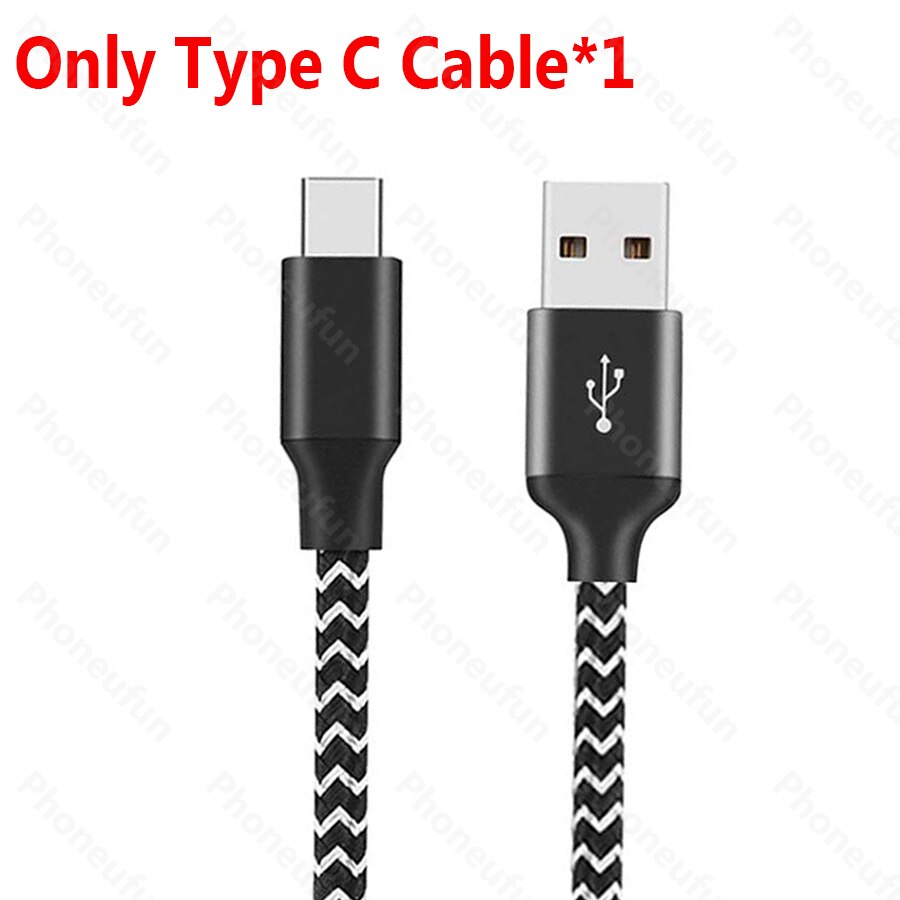 1M 2M 3m 3A Charge Rapide USB Type-c Câble De Chargeur Pour Samsung Galaxy S10 S10e S9 S8 Plus A70 A80 A50 A20S Note 9 8 1 2 3 Mètres: 2M