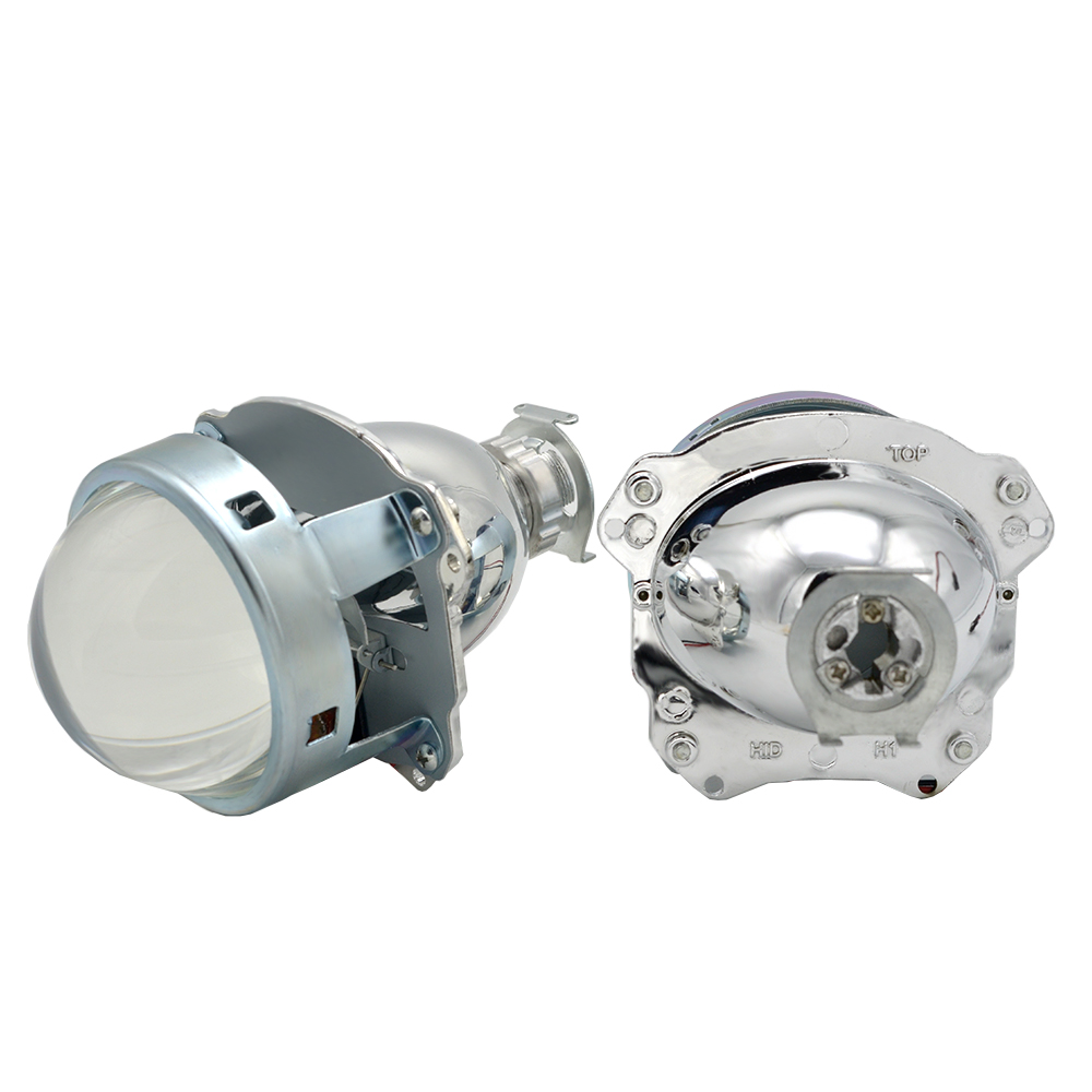 2.5 3.0 inches projector lens Easy Install Koito Q5 Bi-xenon shroud Mask LHD with demon eyes white red blue eyes in stock